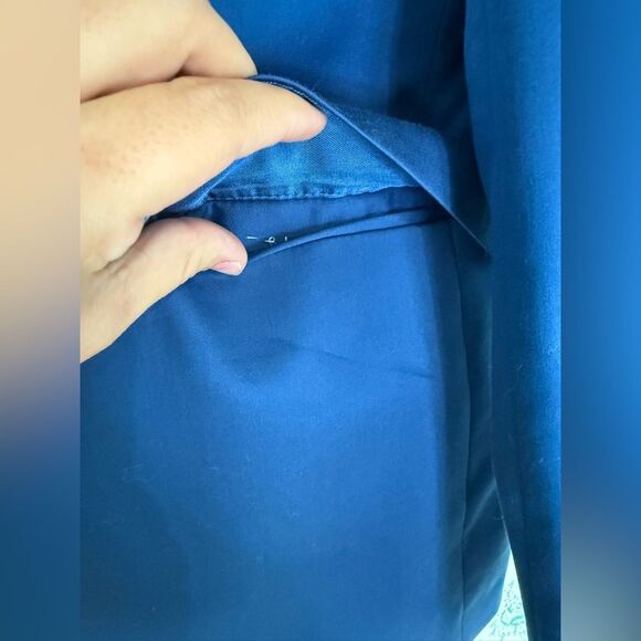 Express Extra Slim Fit Blue Stretch Suit Jacket and pants - Picture 3 of 16